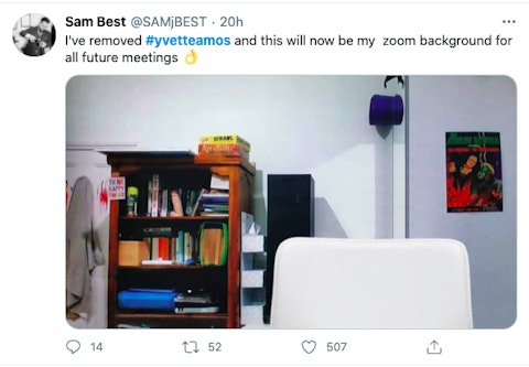 Yvette Amos: The Woman Who Left A Huge Dildo On Her Bookcase While On